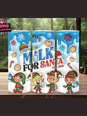 Milk for Santa 20oz Stainless Steel Tumbler